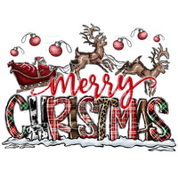 Merry Christmas # 2123 Sublimation transfers - Heat Transfer