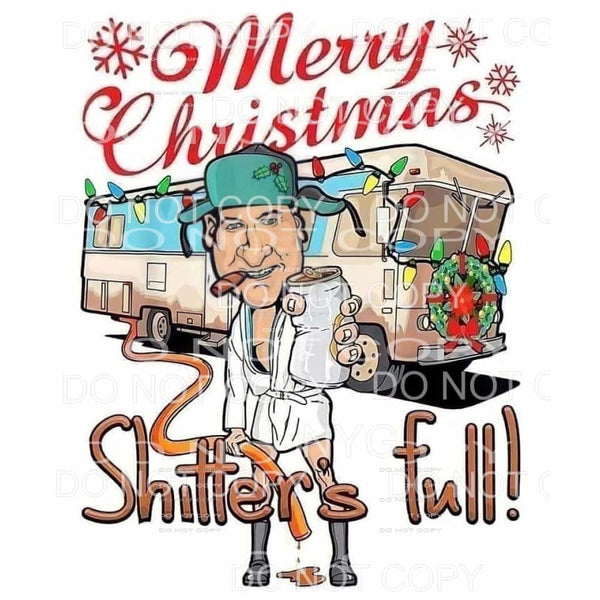 Sh*tters Full Cousin Eddie, Funny Christmas Vacation Candle