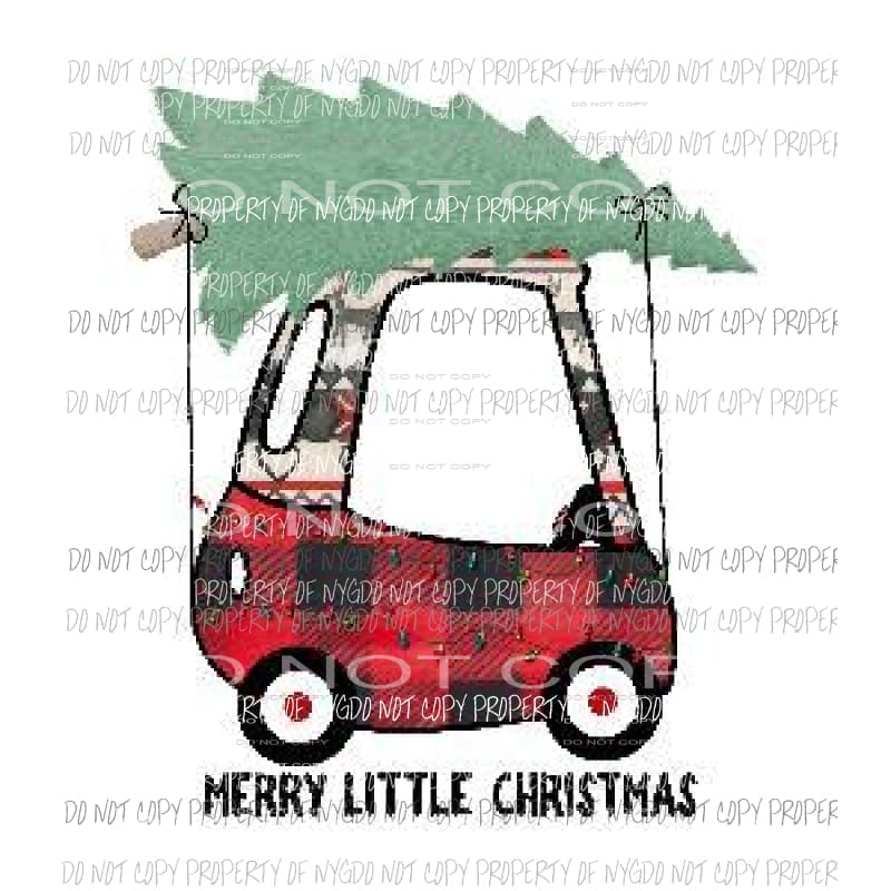 martodesigns - Merry Little Christmas cozy coupe car