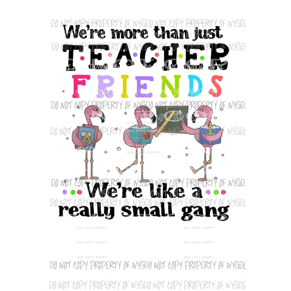 More than just teacher friends school Sublimation transfers Heat Transfer