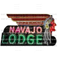 Navajo Lodge Sublimation transfers Heat Transfer