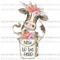 New to the herd cow Sublimation transfers Heat Transfer