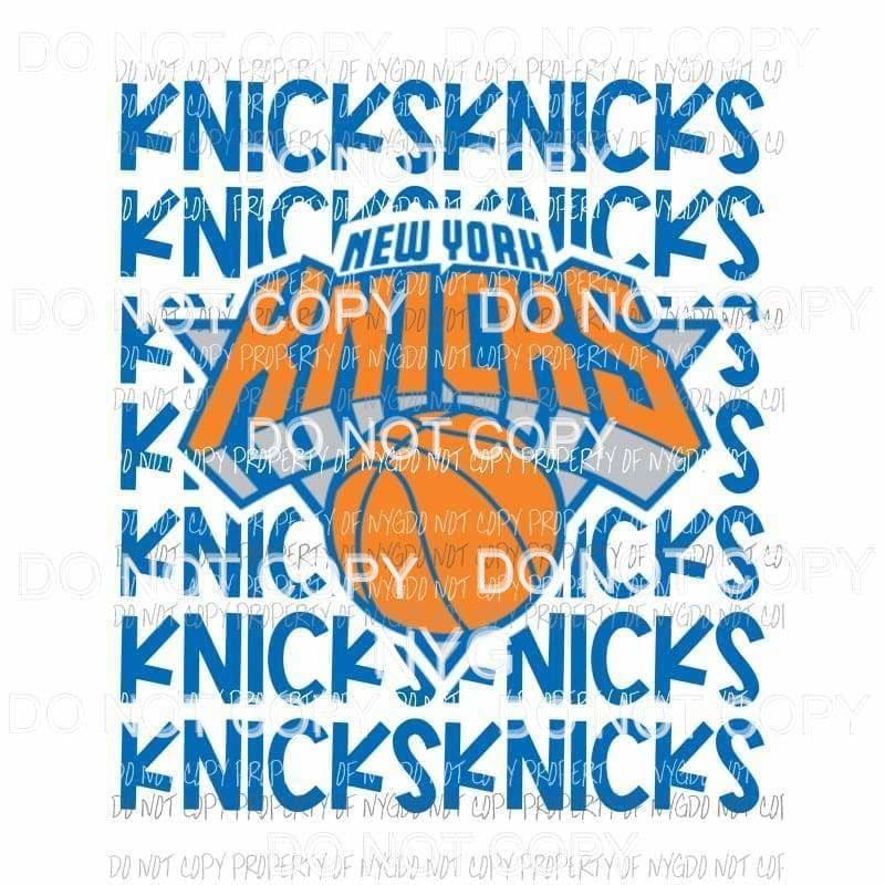 martodesigns - New York Knicks stacked Sublimation transfers