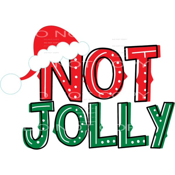 Not Jolly #7498 Sublimation transfers - Heat Transfer