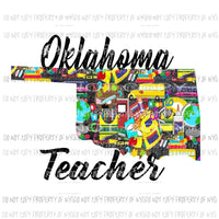 Oklahoma Teacher 2 Sublimation transfers Heat Transfer