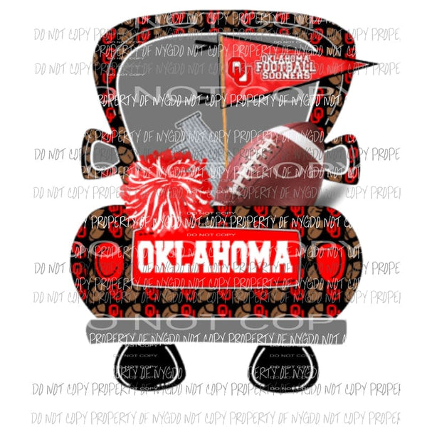 Oklahoma Truck Sublimation transfers Heat Transfer