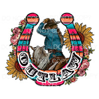 Outlaw Cowgirl Sublimation transfers - Heat Transfer