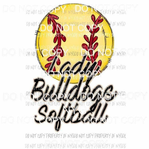 Personalized Team LADY SOFTBALL put your team in the note section Sublimation transfers Heat Transfer