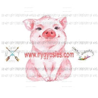 Pink pig adult size