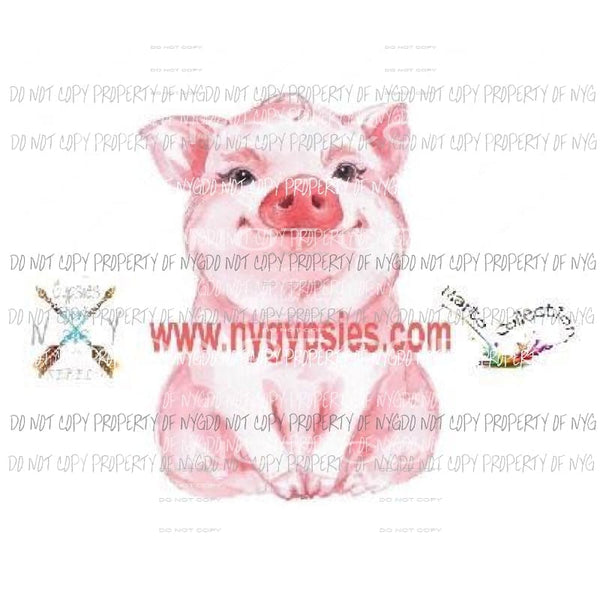 Pink pig adult size