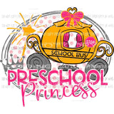 Princess Cinderella - Pre School - 5th Grade Sublimation transfers Heat Transfer