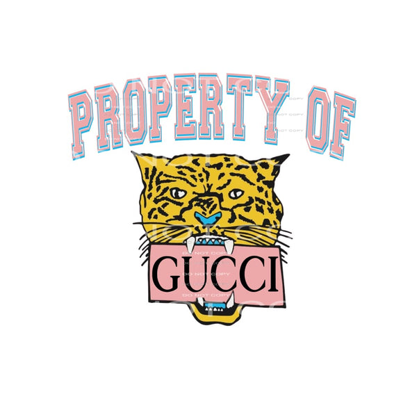 property of GUCCI # 10051 Sublimation transfers - Heat 