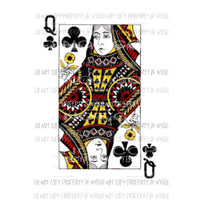 Queen of CLUBS Halloween costume Sublimation transfers Heat Transfer