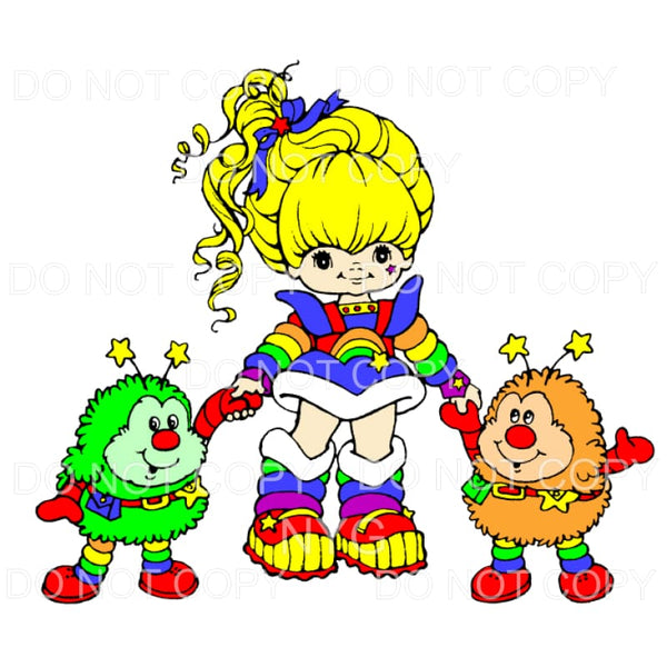 Rainbow Brite #5 Sublimation transfers - Heat Transfer