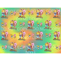 Rainbow brite and strawberry shortcake besties sheet # 1 