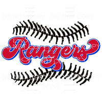 Rangers Baseball Texas Sublimation transfers - Heat Transfer