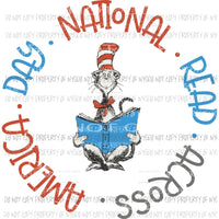 Read Across America Day Dr Seuss Sublimation transfers Heat Transfer