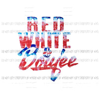 Red White & Boujee #3 Sublimation transfers Heat Transfer