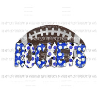 Rockets football 1 school custom Sublimation transfers Heat Transfer