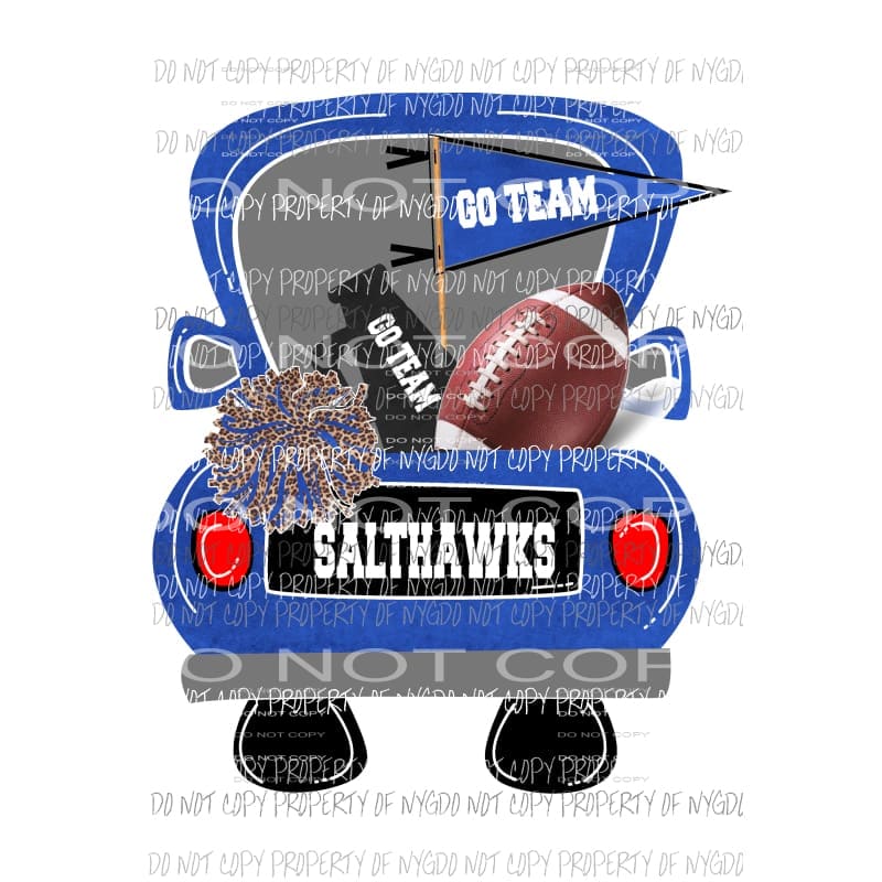 martodesigns - Salt hawks Truck custom Sublimation transfers