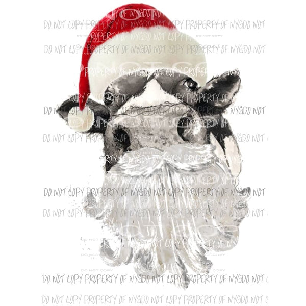 santa cow 3 Sublimation transfers Heat Transfer