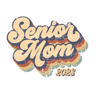 Senior MOM 2023 retro Sublimation transfers - Heat Transfer