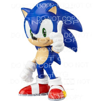 Sonic The Hedgehog #2 Sublimation transfers - Heat Transfer