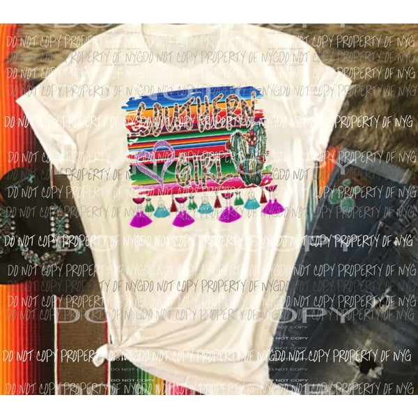 Southern girl Cactus Sublimation transfer Heat Transfer