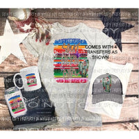 Southern Girl comes with 4 transfers as shown sublimation transfer Heat Transfer