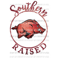 southern raised Arkansas Razorbacks Sublimation transfers Heat Transfer