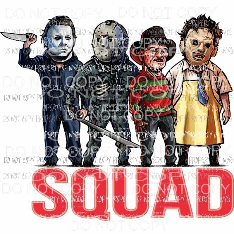 martodesigns - SQUAD Jason Myers Freddie Halloween Horror