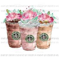 Starbucks Sublimation transfers Heat Transfer