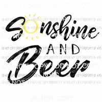 Sunshine And Beer Sublimation transfers Heat Transfer