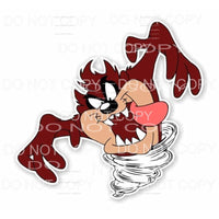 Tasmanian Devil Tornado Looney Tunes Sublimation transfers -