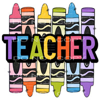 Teacher #4260 Sublimation transfers - Heat Transfer Graphic