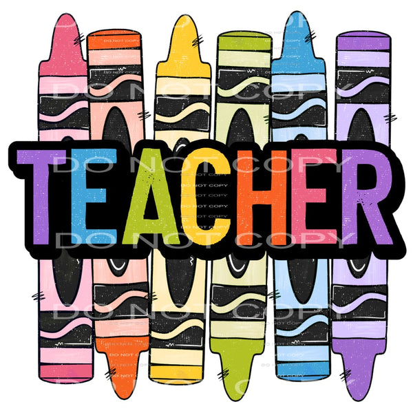 Teacher #4260 Sublimation transfers - Heat Transfer Graphic