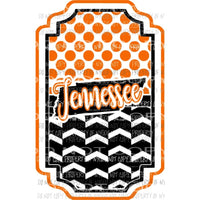 Tennessee 2 Sublimation transfers Heat Transfer