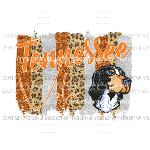 Tennessee Vols Paint Pallet Sublimation transfers Heat Transfer