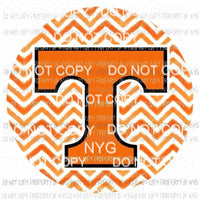 Tennessee Volunteers Vols chevron circle Sublimation transfers Heat Transfer