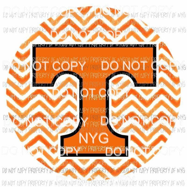 Tennessee Volunteers Vols chevron circle Sublimation transfers Heat Transfer