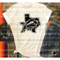 Texas Bull School Sublimation transfers Heat Transfer