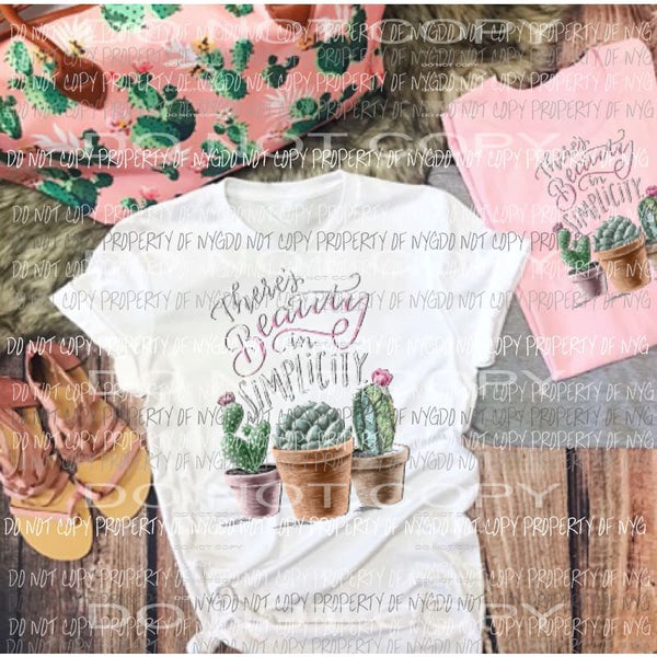 Theres Beauty in simplicity cactus Sublimation transfers Heat Transfer