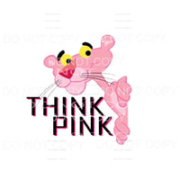Think Pink Pink Panther #877 Sublimation transfers - Heat 