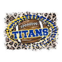 Titans Football # 55531 Sublimation transfers - Heat 