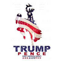 Trump Pence 2020 Horse Flag Sublimation transfers - Heat 