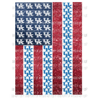 UK kentucky Flag Sublimation transfers Heat Transfer