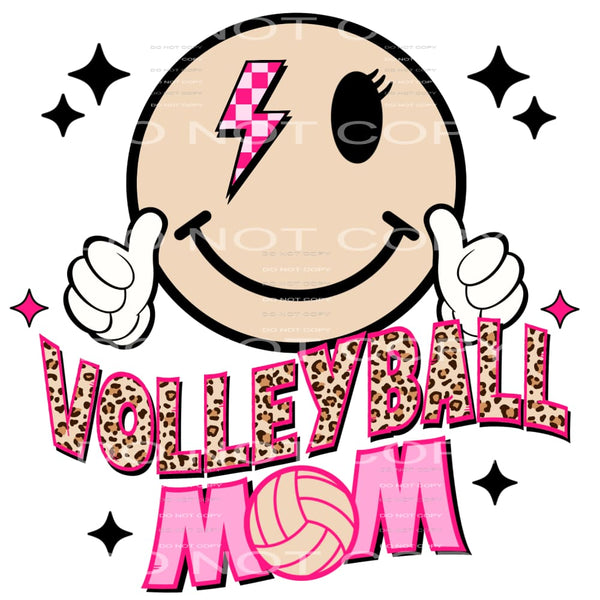 Volleyball Mom #4308 Sublimation transfers - Heat Transfer