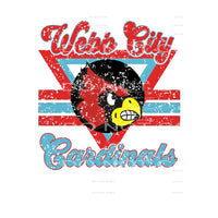 webb city cardinals # 10001 Sublimation transfers - Heat