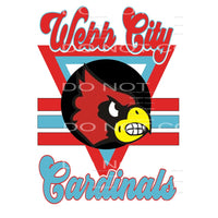 webb city cardinals # 10003 Sublimation transfers - Heat