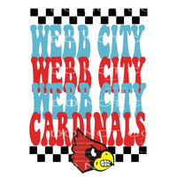 Webb city Cardinals # 137 Sublimation transfers - Heat